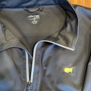 Masters black pull over golf